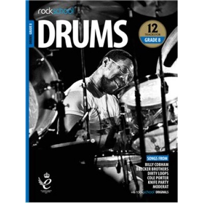 Rockschool: Drums Grade 8 2018+ (Book/Audio)